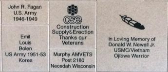 PVA-WI Memorial Wall Tiles